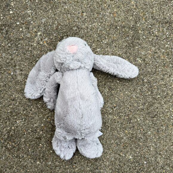 Jellycat Other - Jellycat London Bashful Bunny Plushed Stuffed Beanie Gray 12 Inch Rabbit